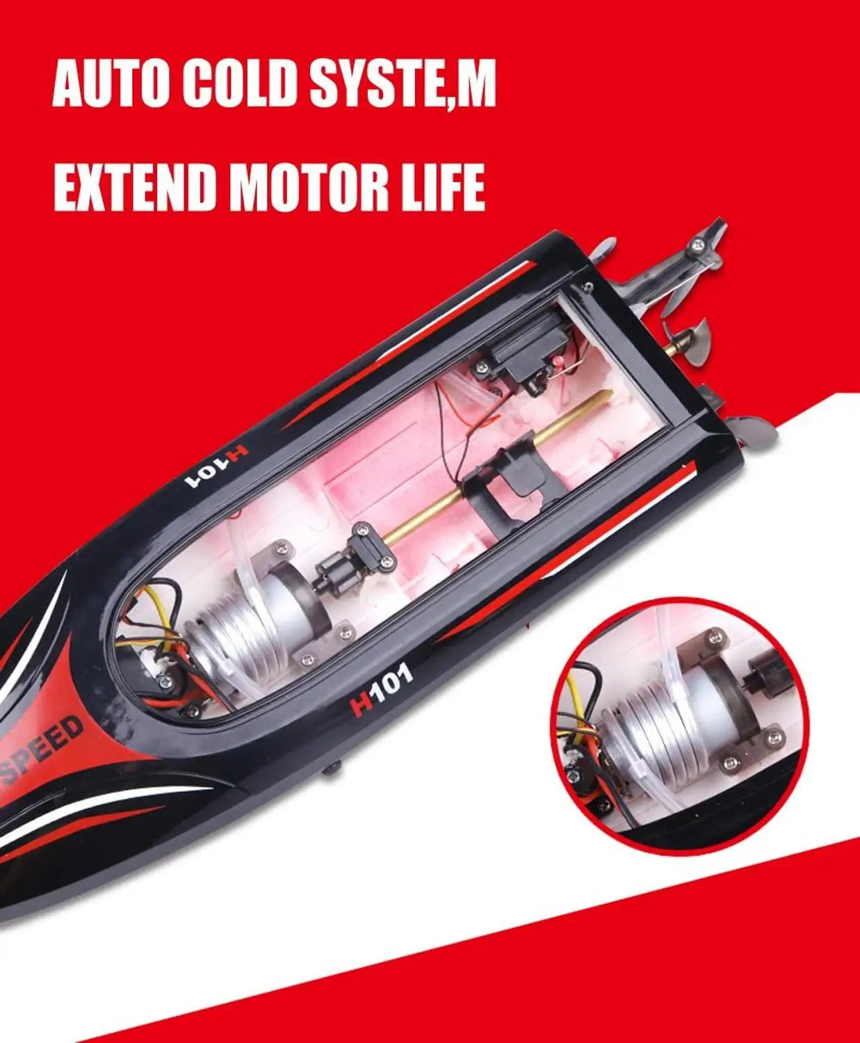 Fast Remote Control Racing Speed Boat
