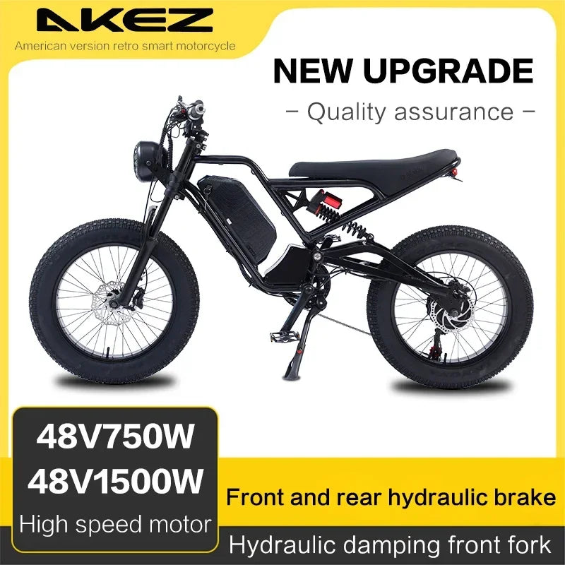 Electric Moped Style Motorcycle