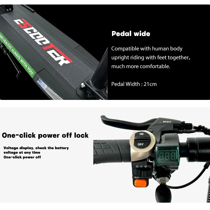 Lightweight Long Range Electric Scooter