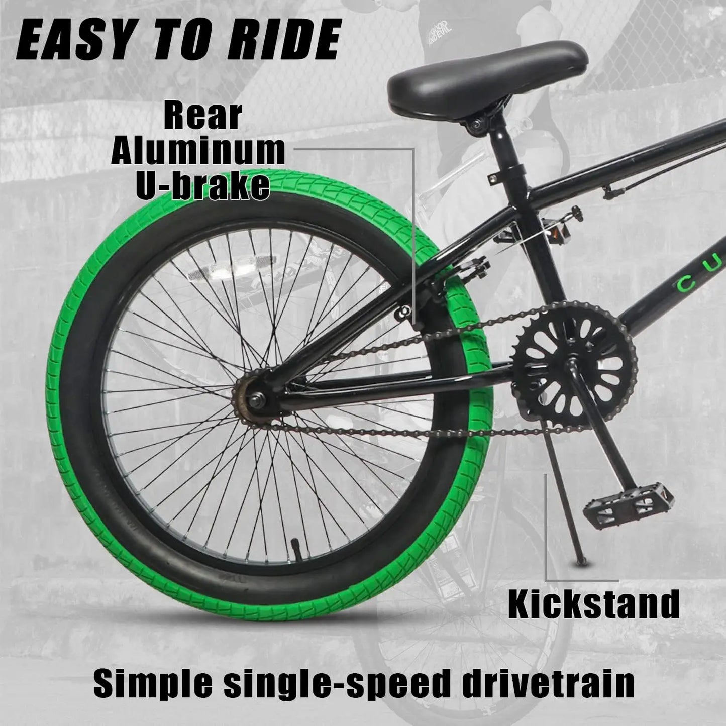 Kids 18 Inch Beginner Freestyle BMX Bike