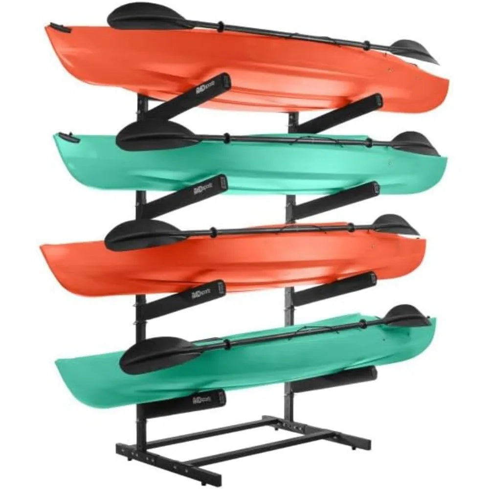 Freestanding Kayak Stand with Padded Arms