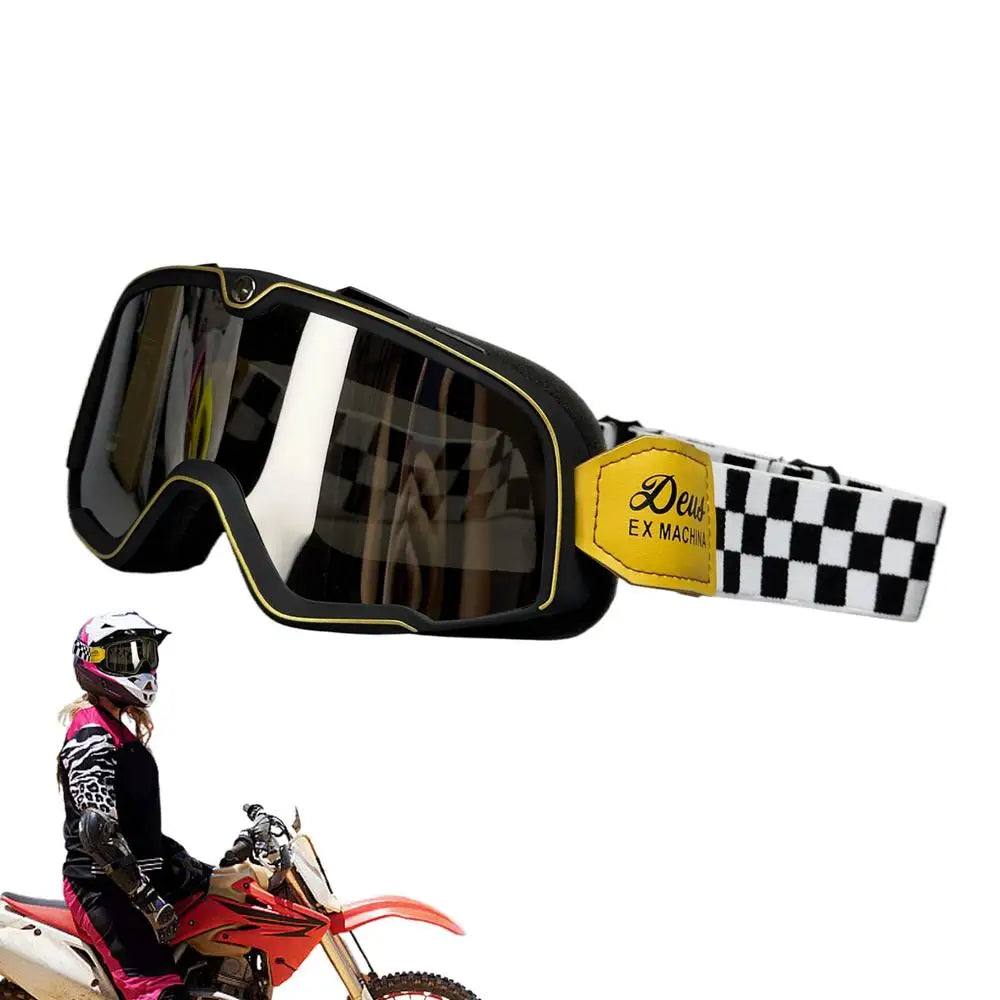 Vintage Dustproof Mottocross Racing Goggles