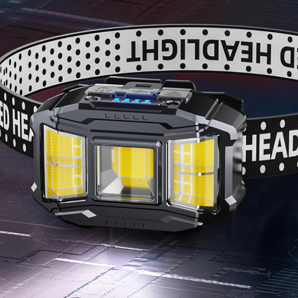 LED Outdoor Head Lamp With Motion Sensor