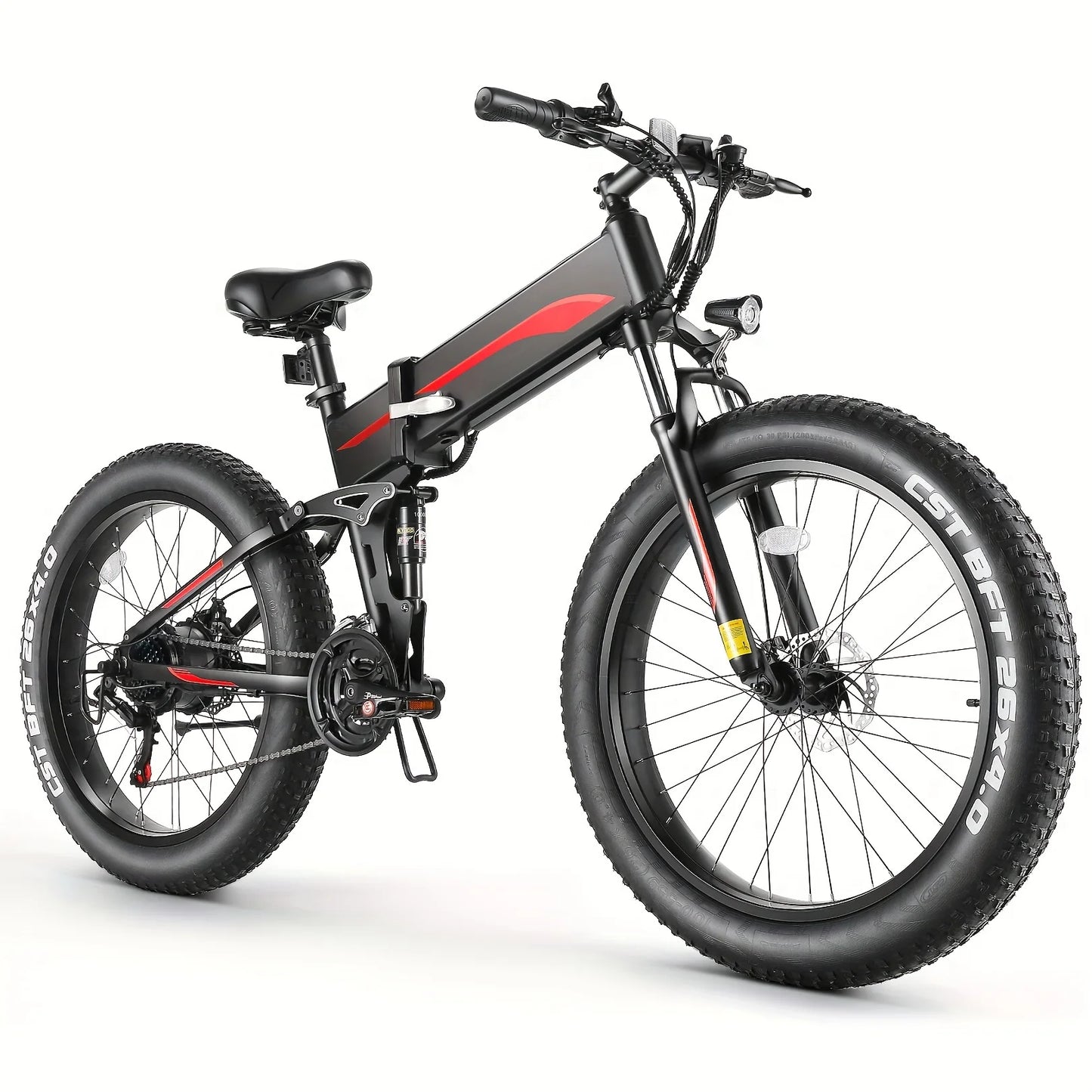 Fat Tire Ebike with 500W Brushless Motor