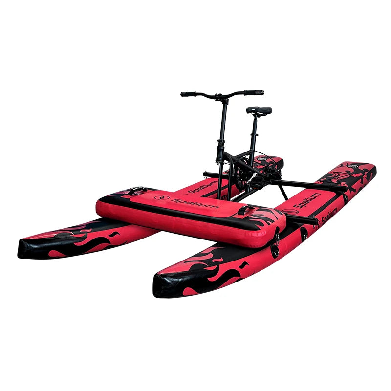 Inflatable Floating Pedal Bicycle Boat