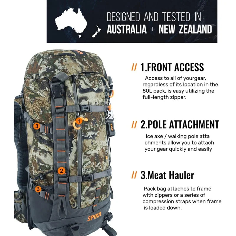 Men's Hunting Backpacks With Riffle Holder