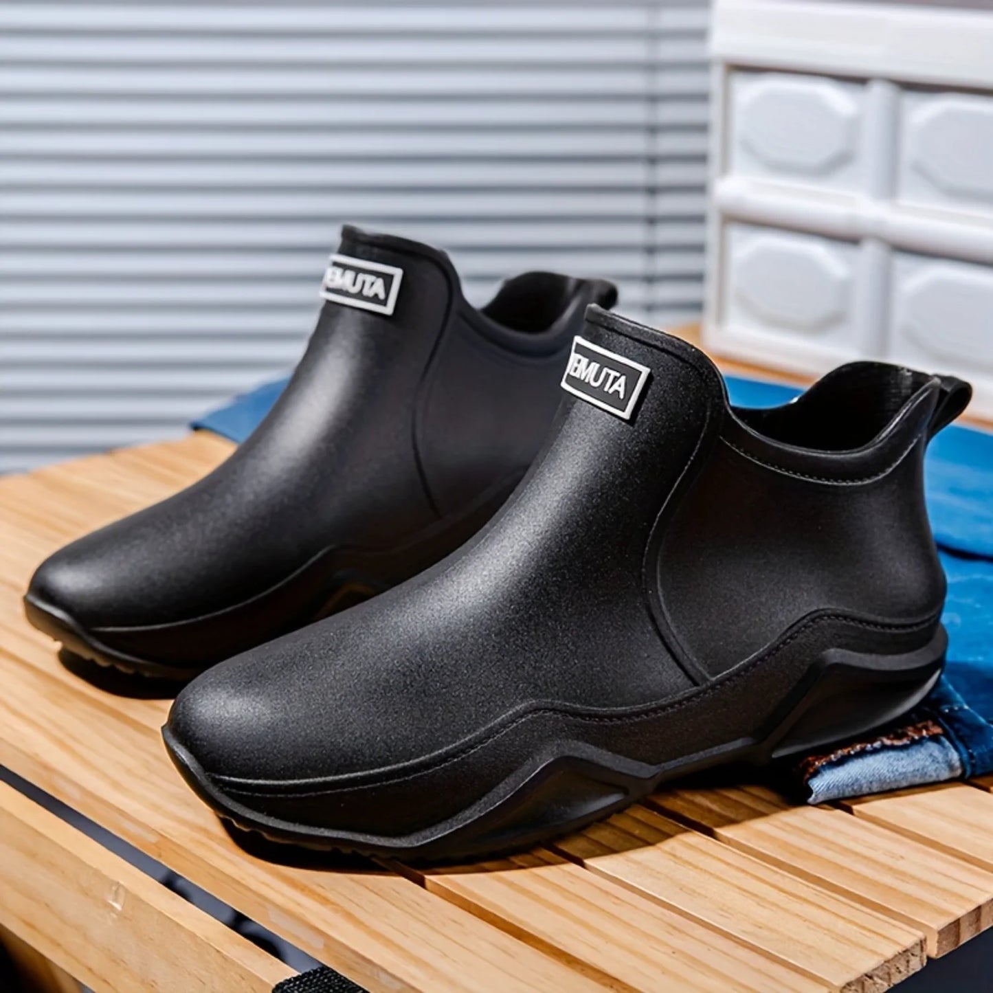 Unisex All-Weather Waterproof Rain Boots