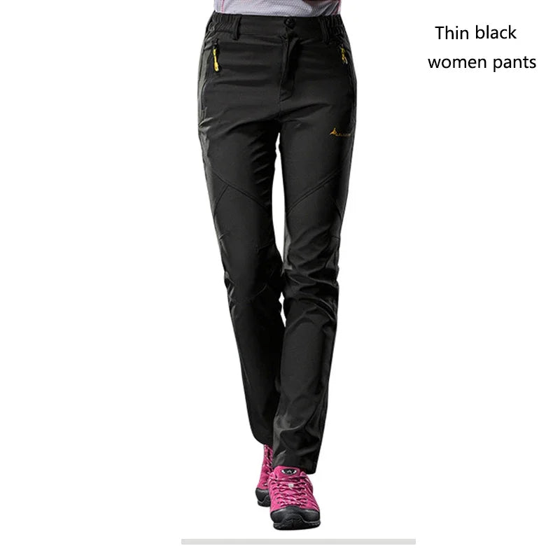 Women's Waterproof Windproof Camping Climbing Hiking Trousers