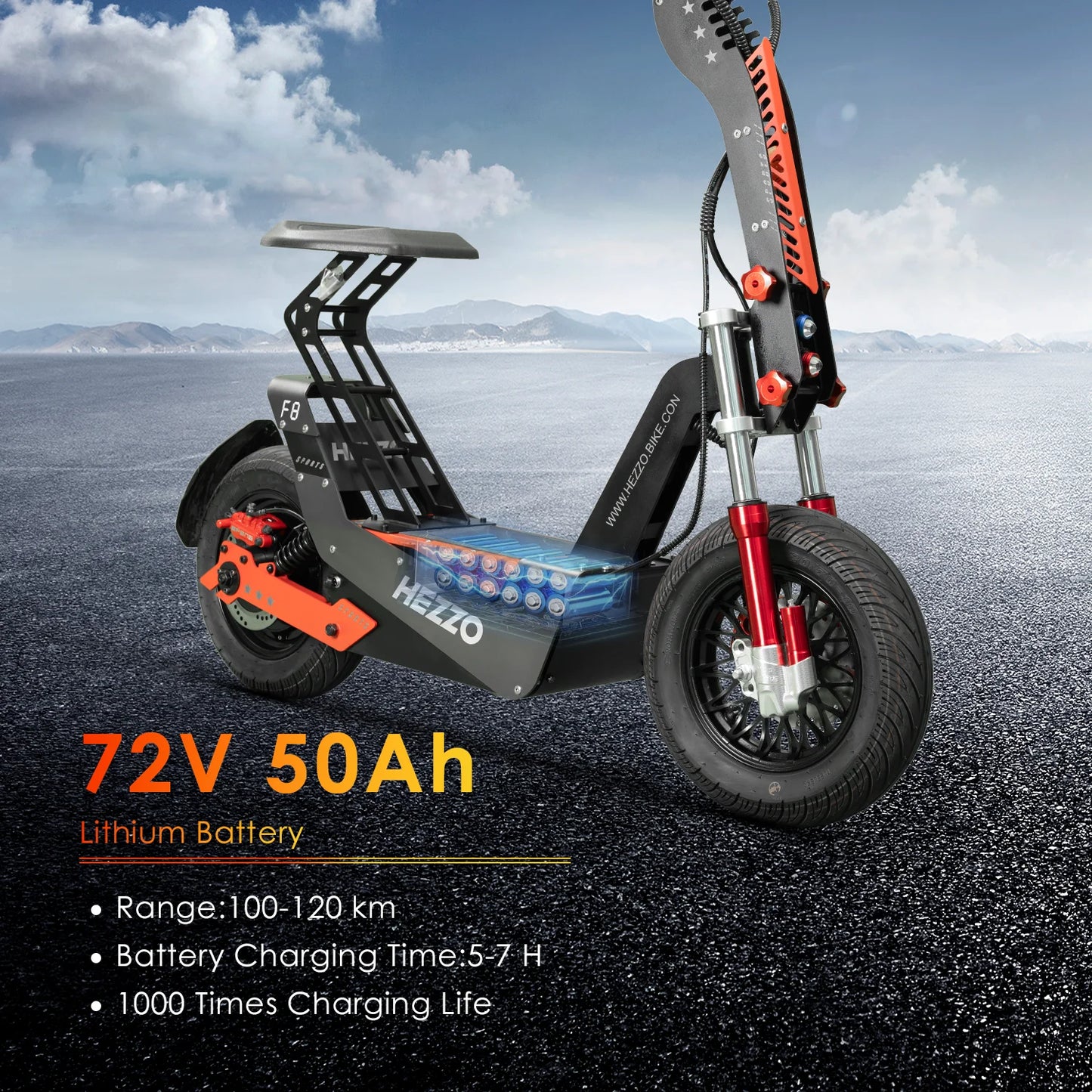 16 Inch Foldable Off-Road Electric Scooter