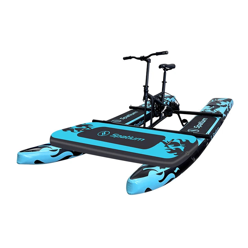 Inflatable Floating Pedal Bicycle Boat