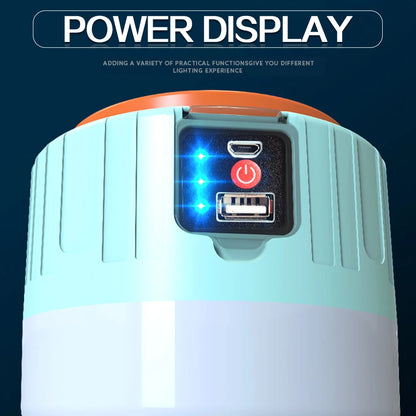 Portable Lightweight Solar Rechargeable Outdoor LED Light