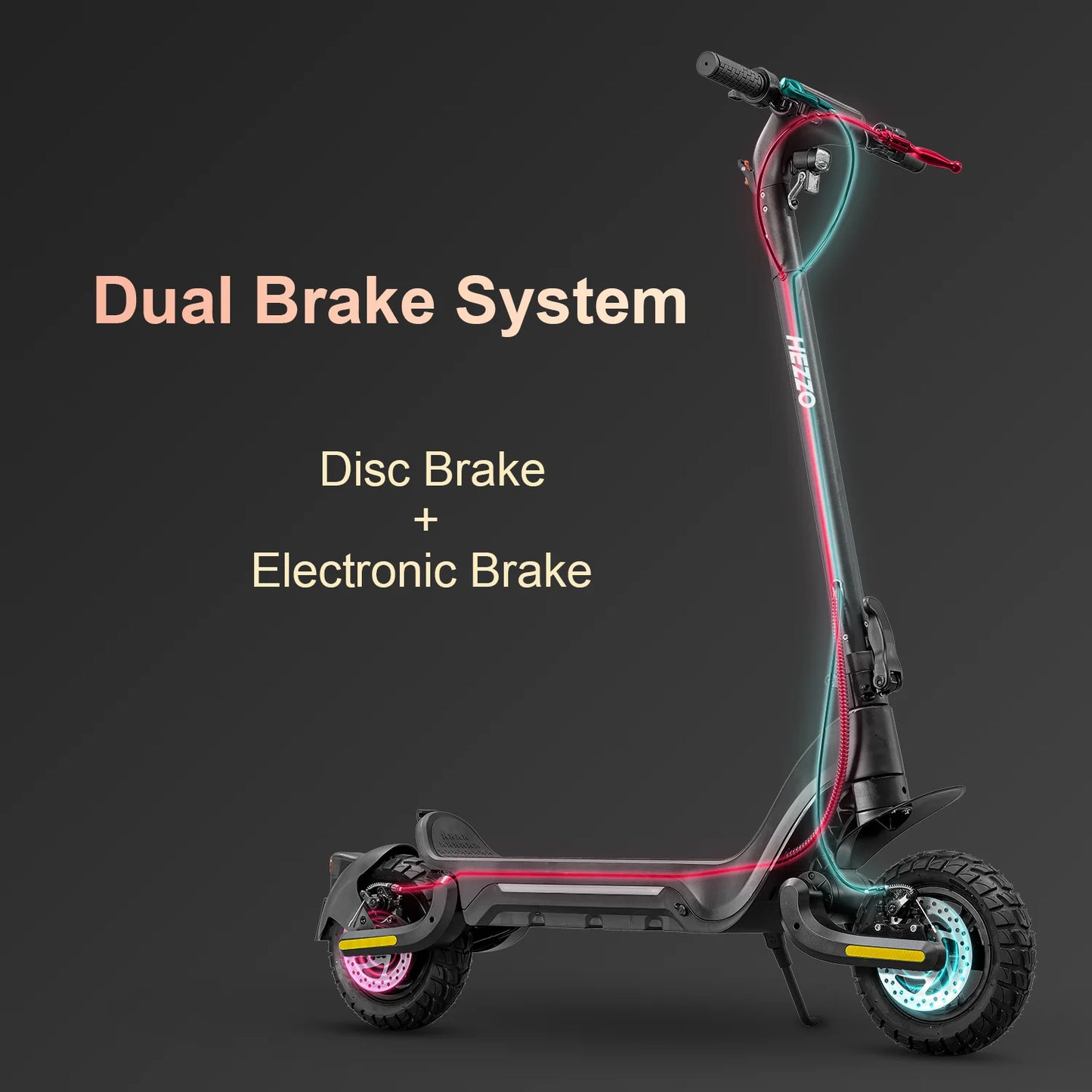 Powerful 1600W Dual Motor Electric Scooter