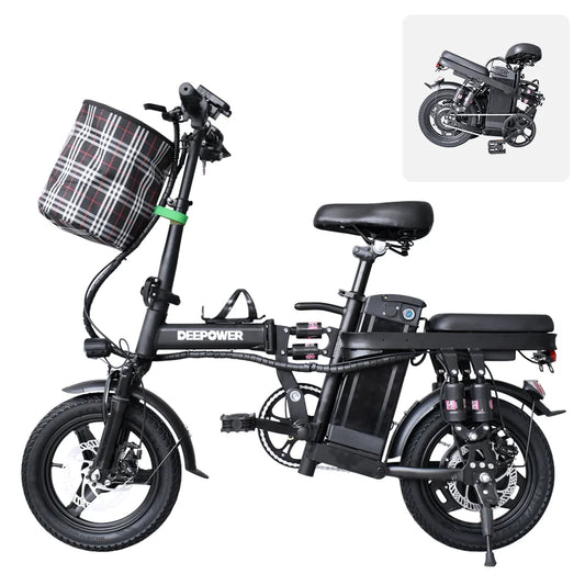 Foldable Adult Electric Bike With 400W Motor