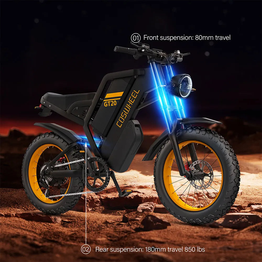 Fat Tire Electric Motorcycle
