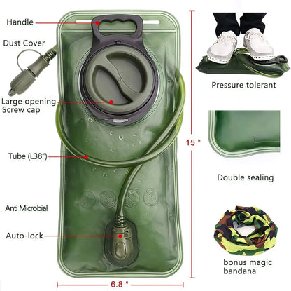 2L Backpack Leak Proof Water Reservoir