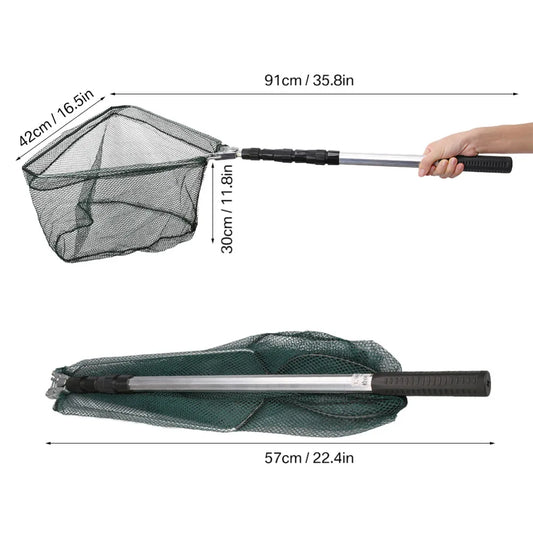 Folding Fishing Pole Net For Fly Fishing