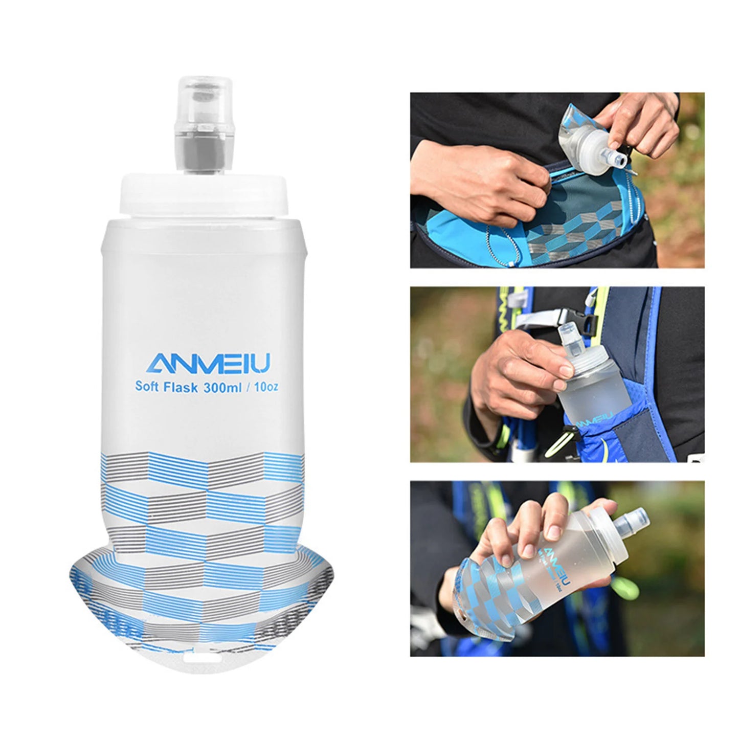 300ml Soft Folding Collapsible Water Bottle