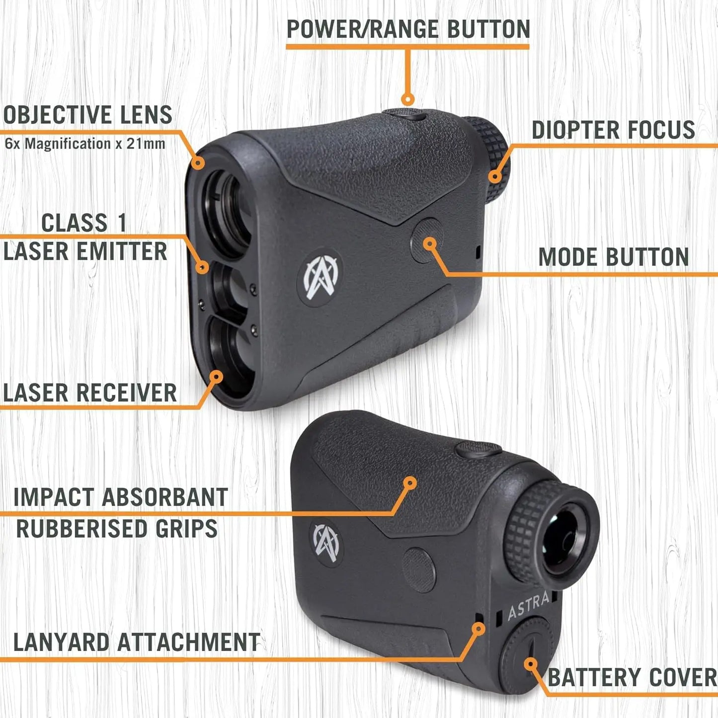Laser Rangefinder For Hunting, Shooting And Golfing