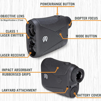 Laser Rangefinder For Hunting, Shooting And Golfing