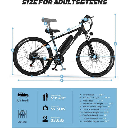 21 Speed Electric  Mountain Bike