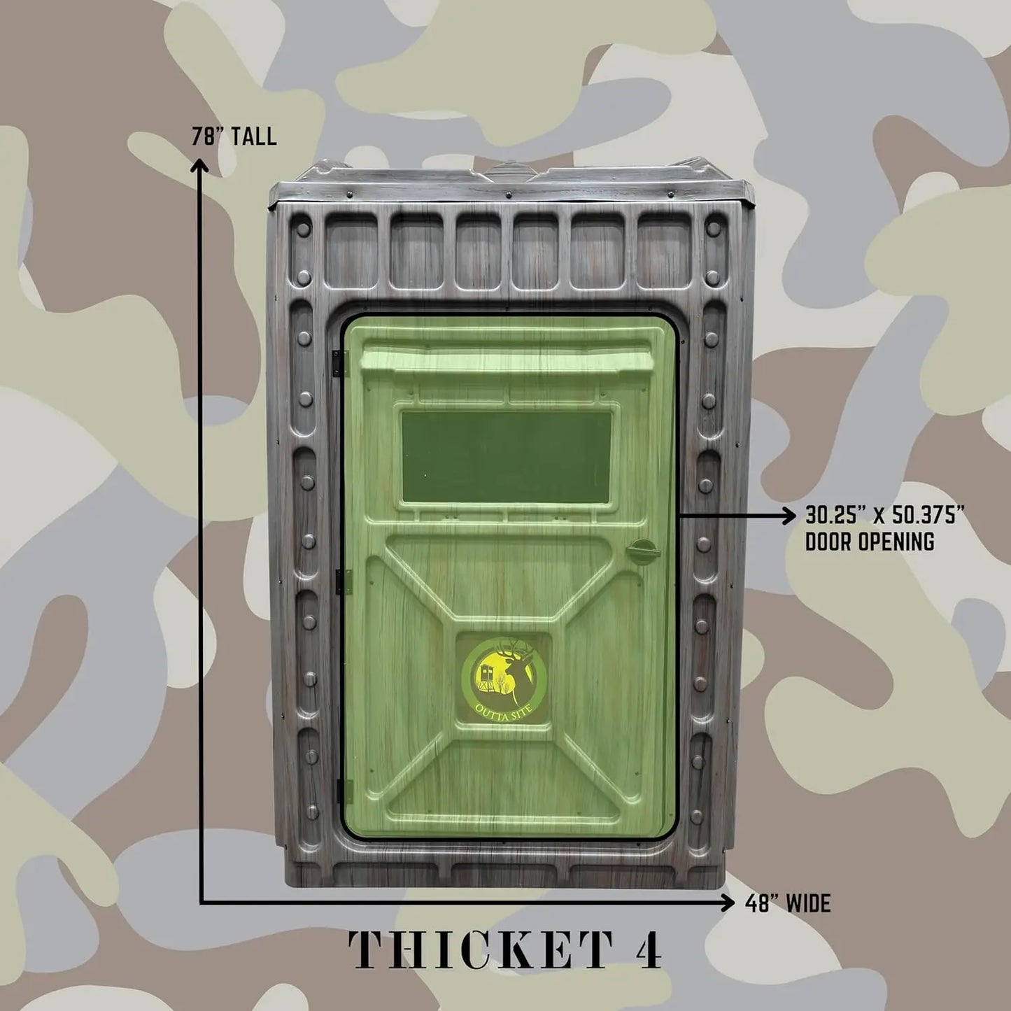 2-3 Person High Density Plastic Hunting Blind