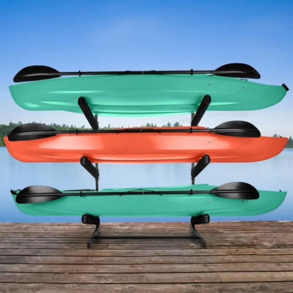 Freestanding Kayak Stand with Padded Arms