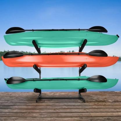 Freestanding Kayak Stand with Padded Arms