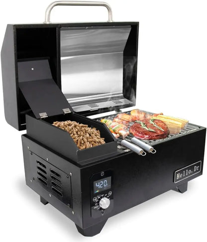 Electric Outdoor Pellet Grill Smoker