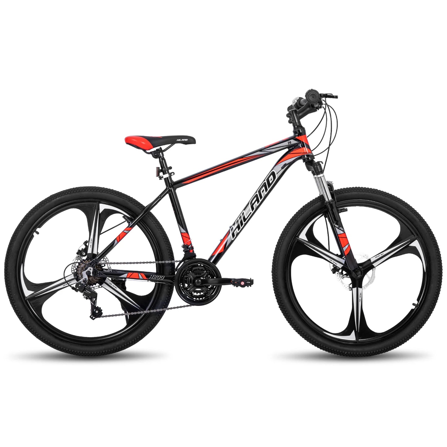 Aluminum Mountain Bike 21 Speed Drivetrain