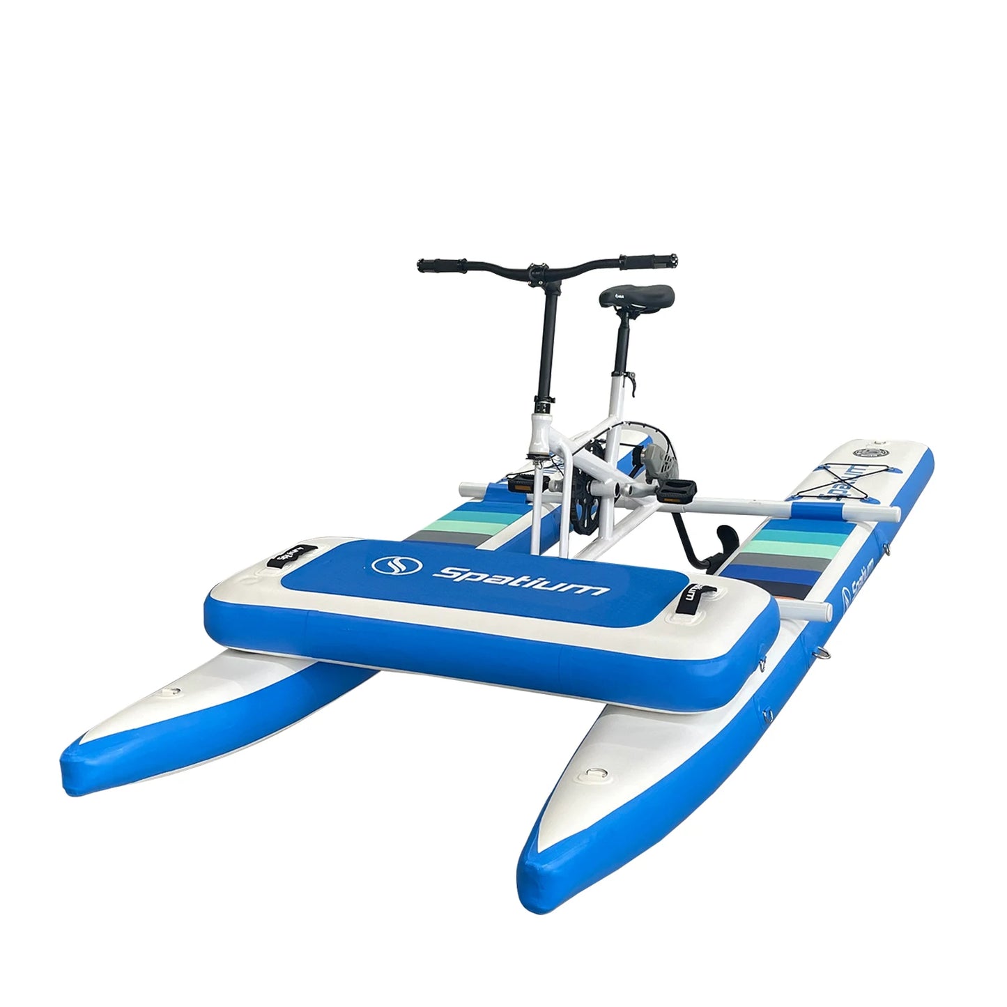 Inflatable Floating Bike Pedal Bicycle Boat