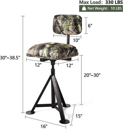 Folding 360° Rotatable Camo Hunting Seat