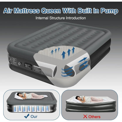 Queen Air Mattress with Built in Pump