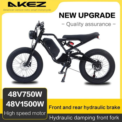 Electric Moped Style Motorcycle