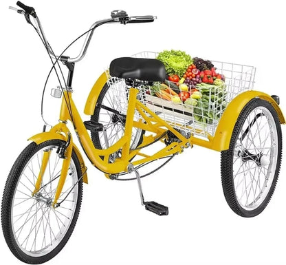 Adult Tricycle Basket Cruiser