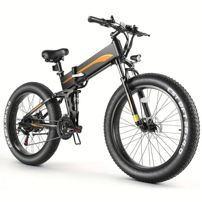 Fat Tire Ebike with 500W Brushless Motor