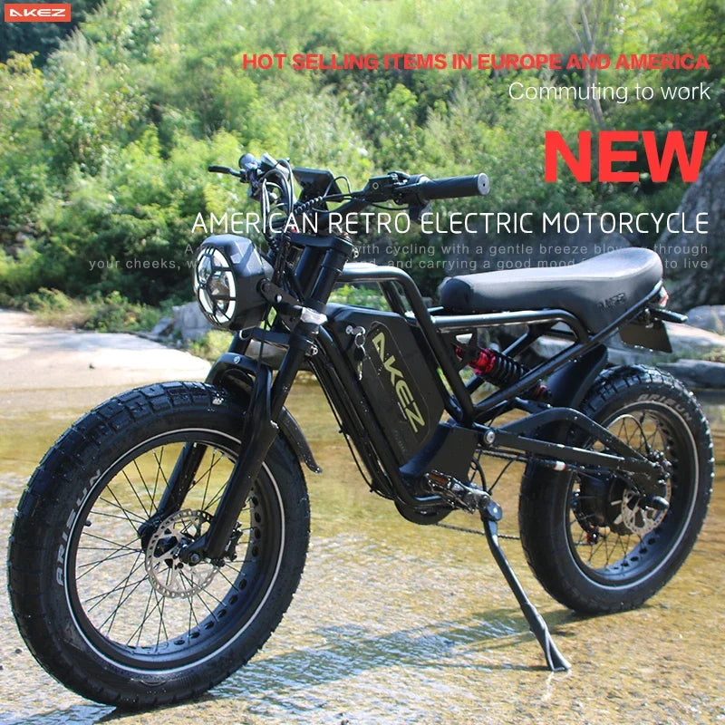 Electric Fat Tire Off-Road Bike