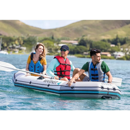 3 Person Inflatable Boat With Oars