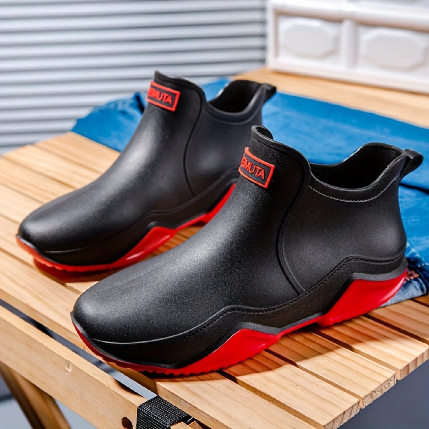 Unisex All-Weather Waterproof Rain Boots