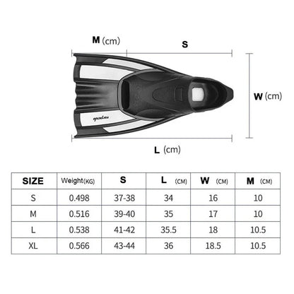 Snorkeling & Diving Non-Slip Swim Flippers