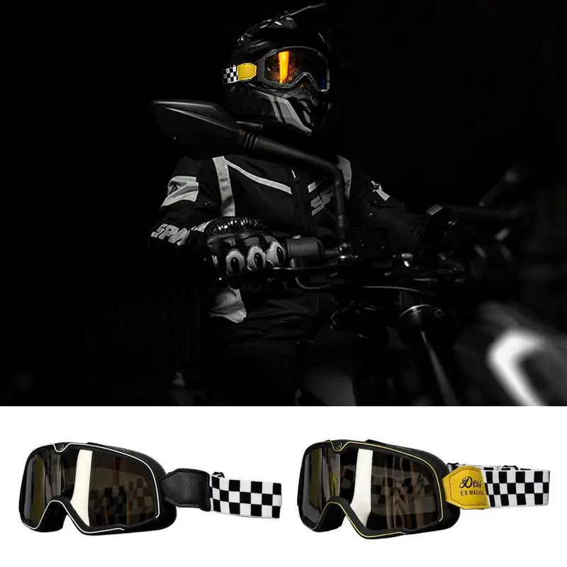 Vintage Dustproof Mottocross Racing Goggles