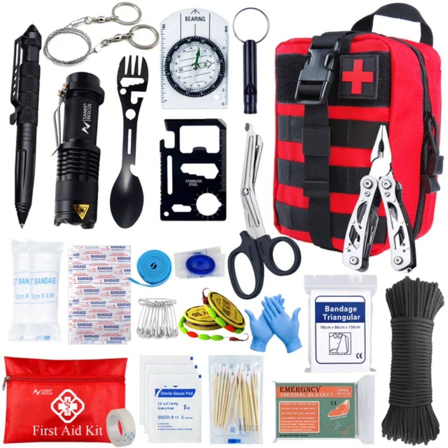 Portable Survival Emergency Trauma Bag Kit