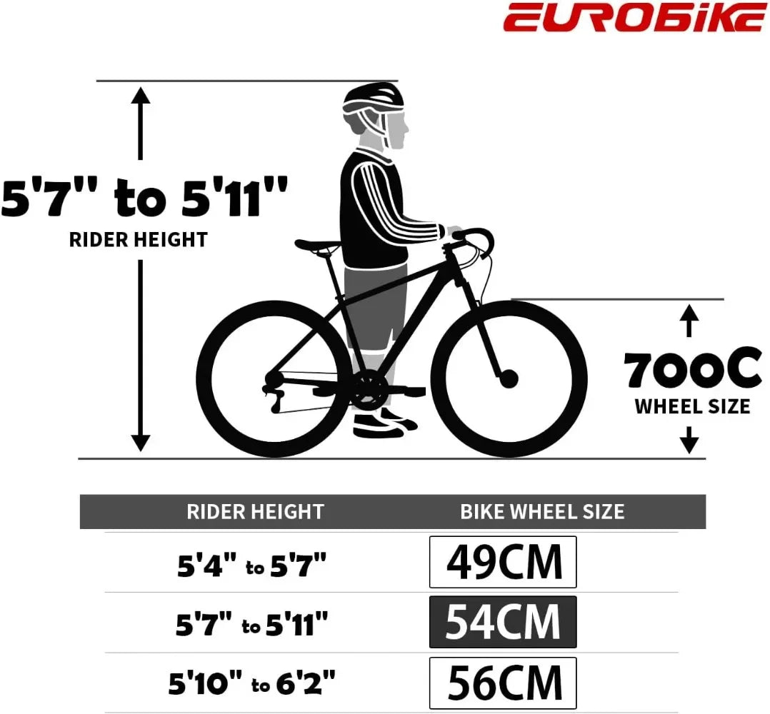 21 Speed Road Bike With Dual Disc Brakes