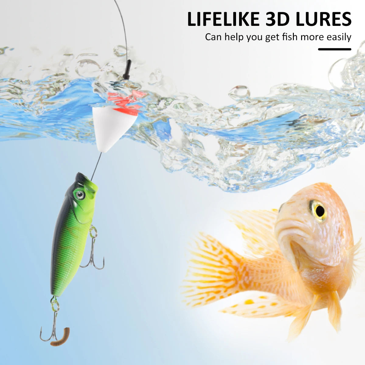 Soft and Hard Mixed Swim Bait Set