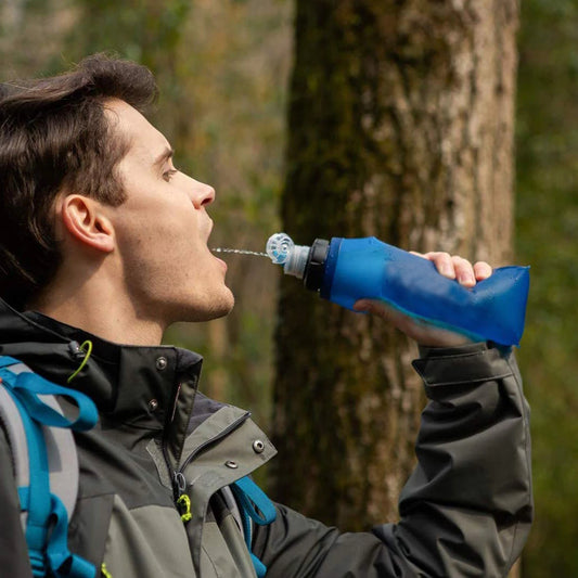 Outdoor Water Purifying Survival Water Bottle