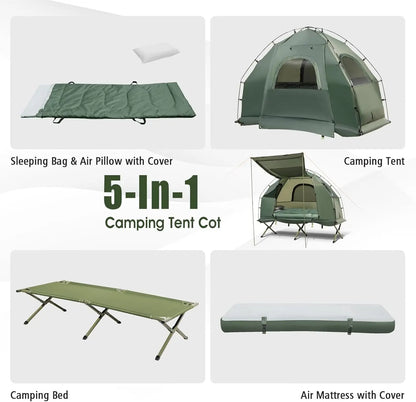 Elevated Tent With Sleeping & Carry Bag