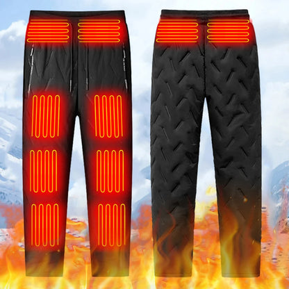 Unisex Heated Hiking Pants  With 10 Zones