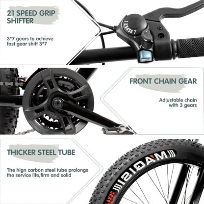 26-inch Fat Tire Mountain Bike