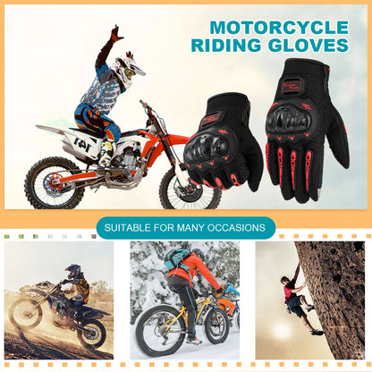 Anti-slip Touch Screen Waterproof Motorcycle Gloves