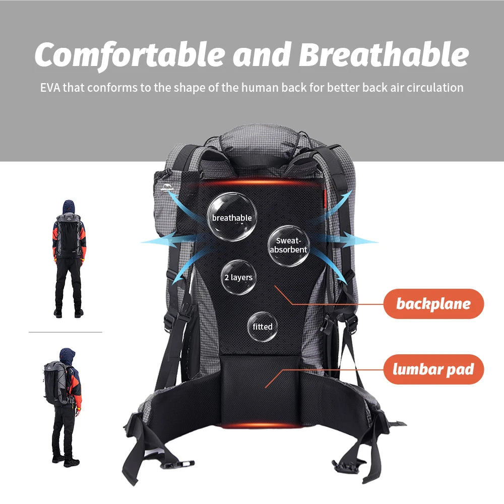 40L Waterproof Men's Adventure Backpack