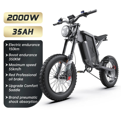 Adults Electric 2000W Motorcycle